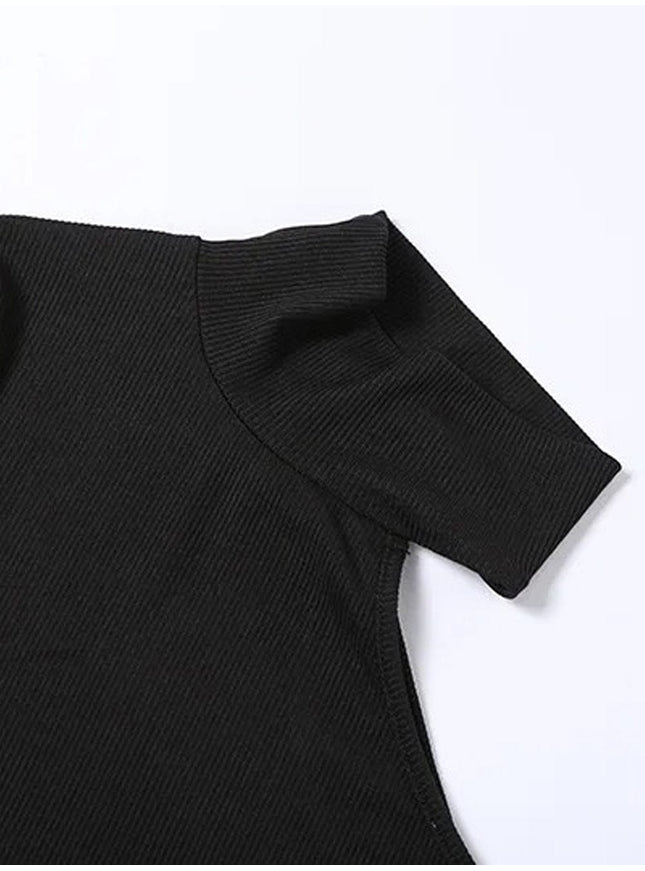 Skylar One Shoulder Kintted Bodysuit - Fashion Pov