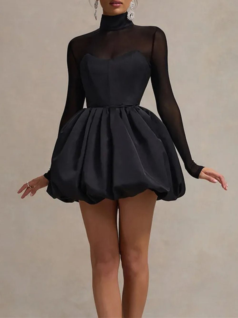 Sloane Long Sleeve Mini Dress - Fashion Pov