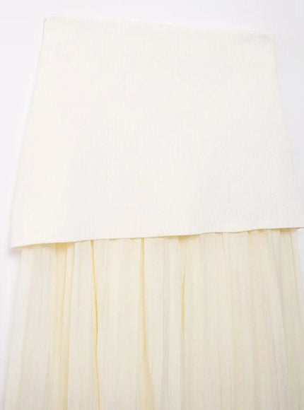 Summer Sleeveless Top & Skirt Set - Fashion Pov