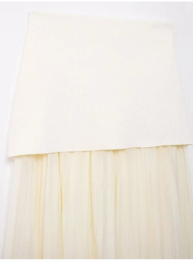 Summer Sleeveless Top & Skirt Set - Fashion Pov