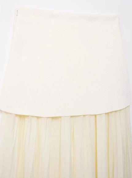 Summer Sleeveless Top & Skirt Set - Fashion Pov