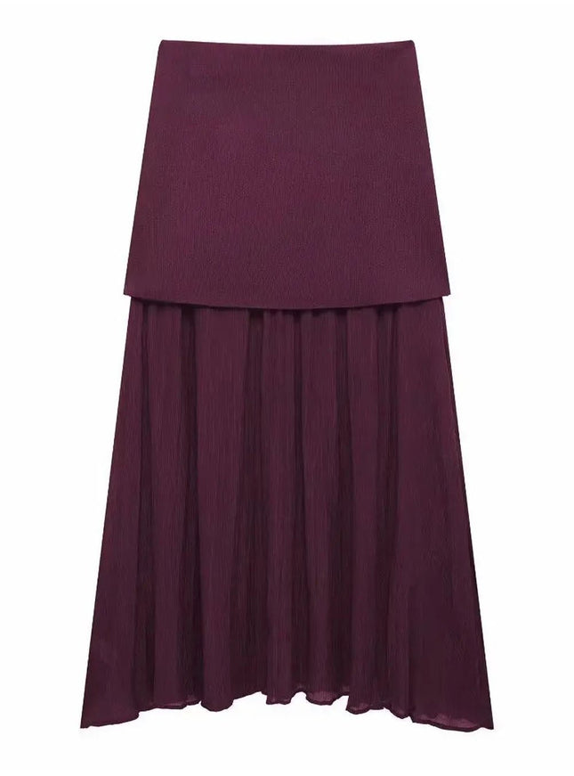 Summer Sleeveless Top & Skirt Set - Fashion Pov