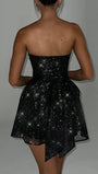 Tahlia Off Shoulder Sequins Mini Dress - Fashion Pov