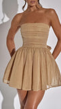 Tahlia Off Shoulder Sequins Mini Dress - Fashion Pov
