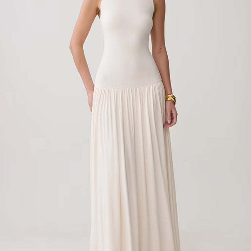 Talia Drop Waist Maxi Dress - Fashion Pov