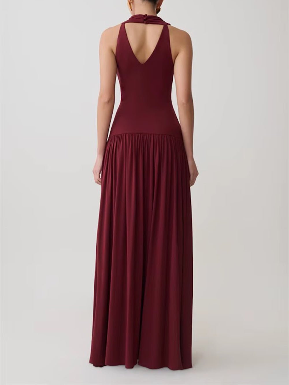 Talia Drop Waist Maxi Dress - Fashion Pov