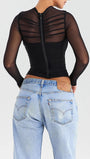 Talia Sheer Mesh Top - Fashion Pov