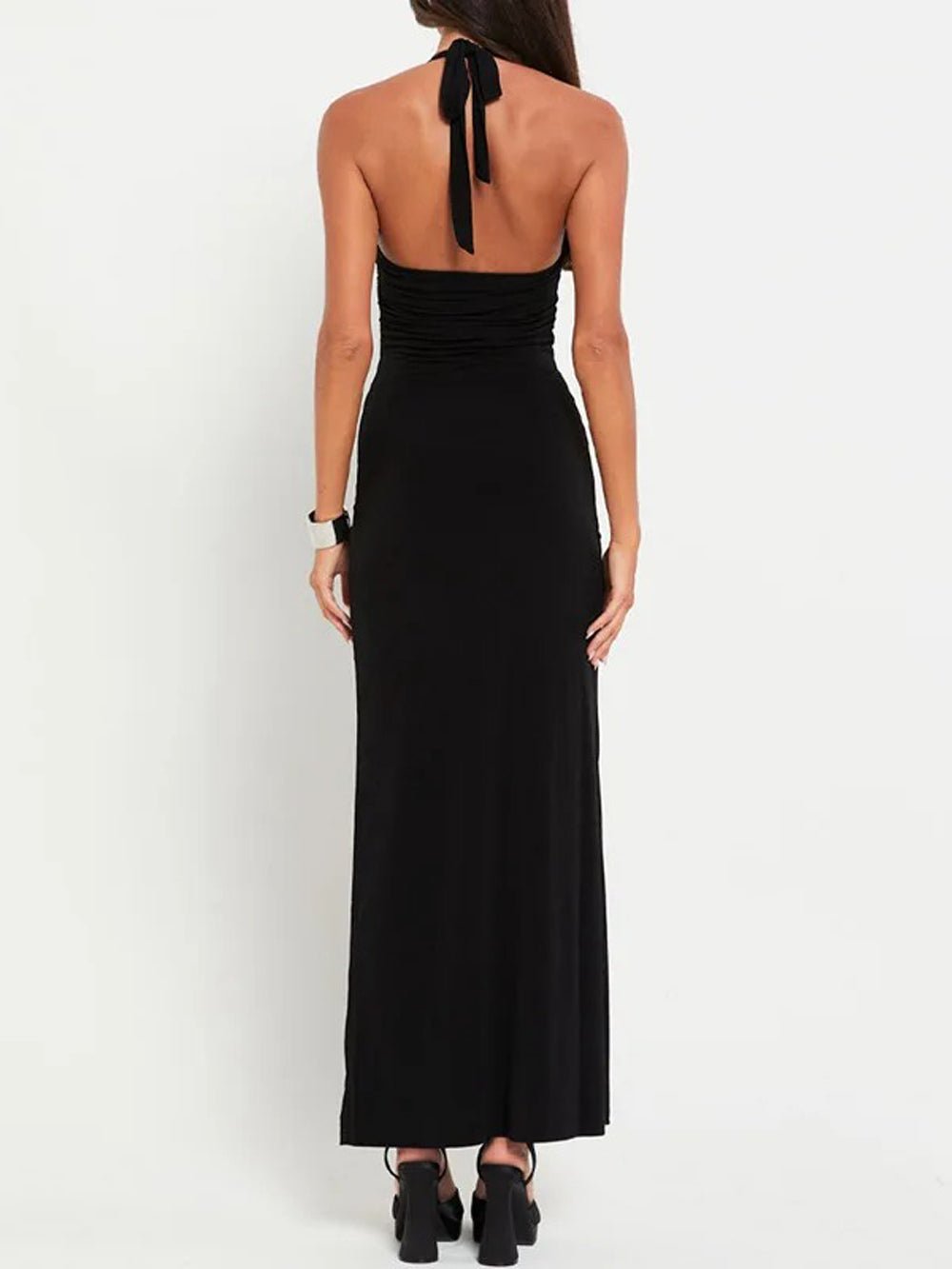 Tayla Hollow Out Bodycon Maxi Dress - Fashion Pov