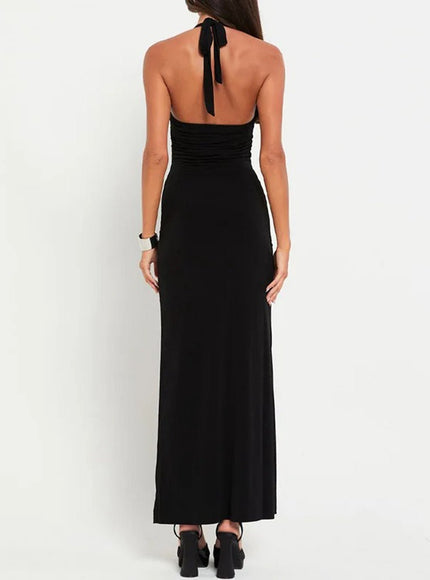 Tayla Hollow Out Bodycon Maxi Dress - Fashion Pov