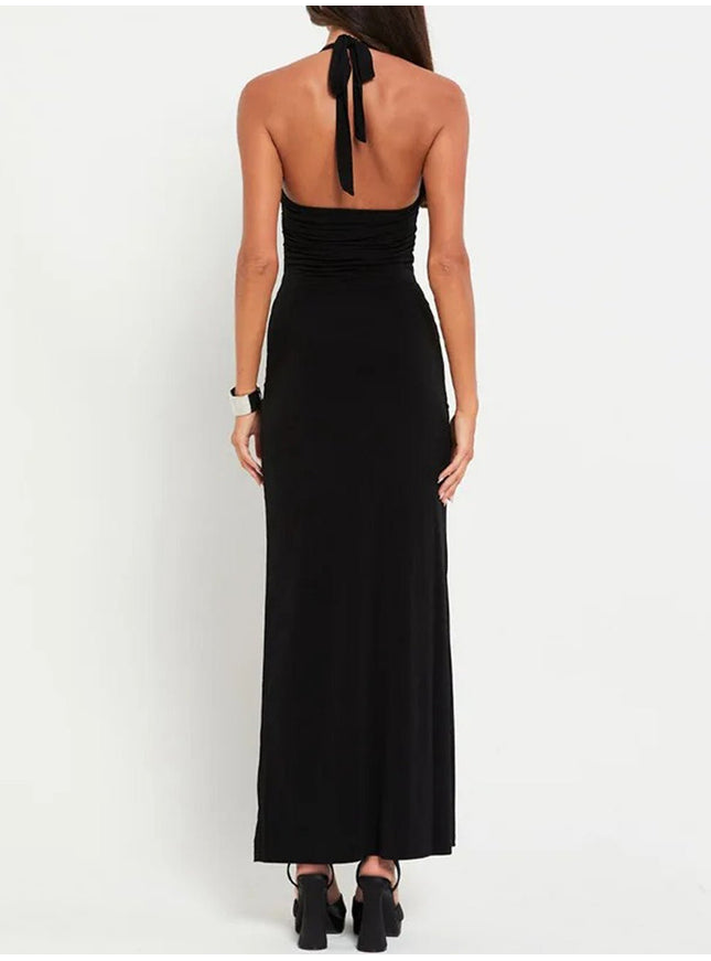 Tayla Hollow Out Bodycon Maxi Dress - Fashion Pov