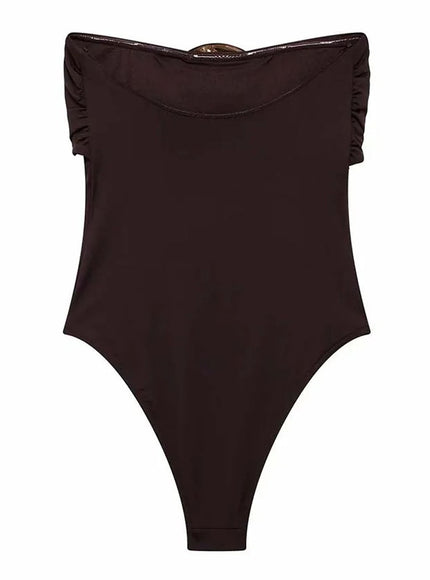 Thea Bodycon Off Shoulder Jumpsuit - Fashion Pov