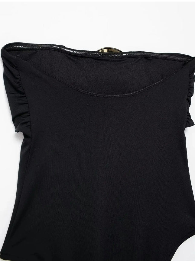 Thea Bodycon Off Shoulder Jumpsuit - Fashion Pov