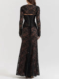Thea Long Sleeve Maxi Dress - Fashion Pov
