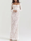 Thea Long Sleeve Maxi Dress - Fashion Pov