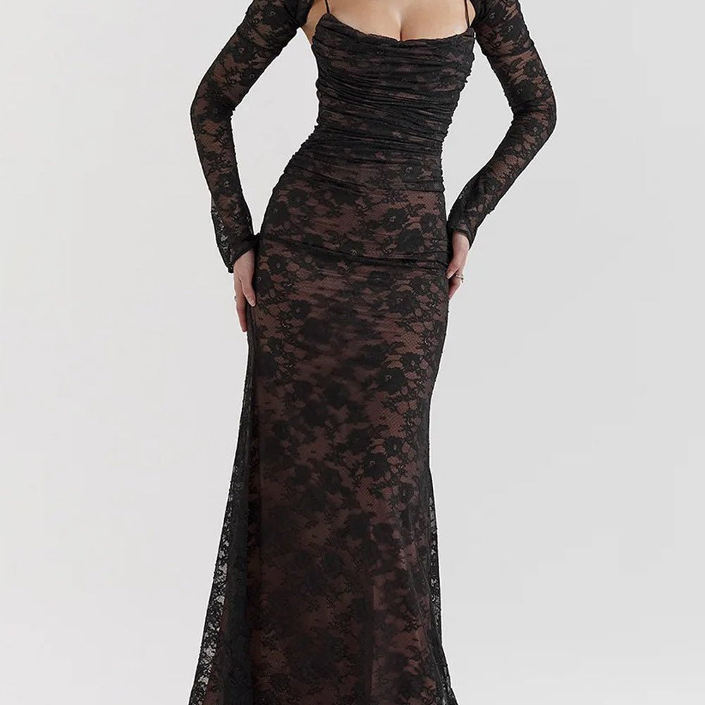 Thea Long Sleeve Maxi Dress - Fashion Pov