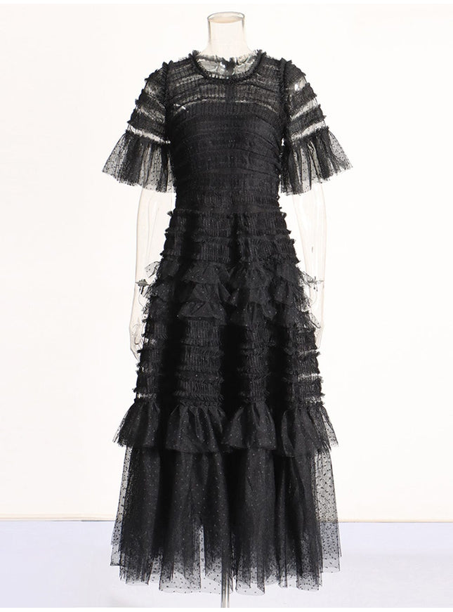 Valencia Fold Chic Midi Dress - Fashion Pov