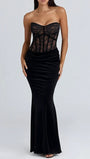 Valentina Lace Corset Maxi Dress - Fashion Pov