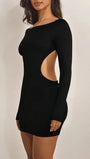 Valeria Backless Bow Mini Dress - Fashion Pov