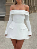 Valerie Off Shoulder Mini Dress - Fashion Pov