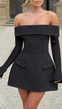 Valerie Off Shoulder Mini Dress - Fashion Pov
