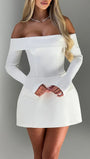 Valerie Off Shoulder Mini Dress - Fashion Pov