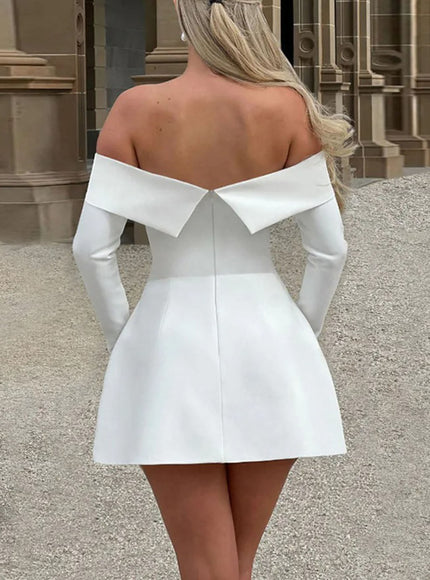 Valerie Off Shoulder Mini Dress - Fashion Pov