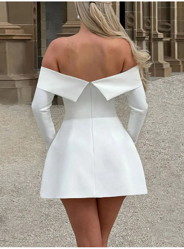 Valerie Off Shoulder Mini Dress - Fashion Pov