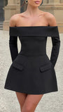 Valerie Off Shoulder Mini Dress - Fashion Pov