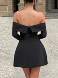 Valerie Off Shoulder Mini Dress - Fashion Pov