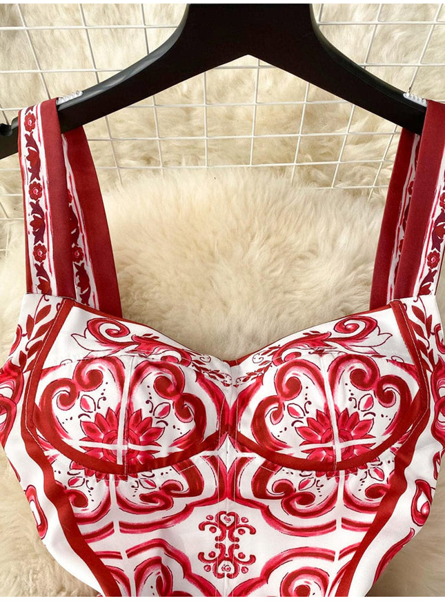 Virginie Strap Floral Mini Dress - Fashion Pov