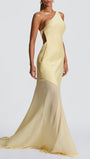 Vivienne One - Shoulder Mesh Maxi Dress - Fashion Pov
