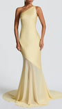 Vivienne One - Shoulder Mesh Maxi Dress - Fashion Pov
