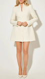 Vivienne Tailored Collar Mini Dress - Fashion Pov