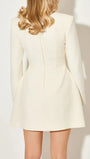 Vivienne Tailored Collar Mini Dress - Fashion Pov