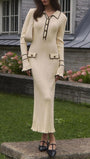 Willow Knitted Slim Maxi Dress - Fashion Pov