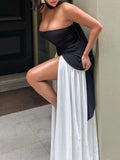 Wren Slim Ribbon Maxi Dress - Fashion Pov