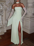 Wren Slim Ribbon Maxi Dress - Fashion Pov