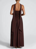 Wren Slim Ribbon Maxi Dress - Fashion Pov