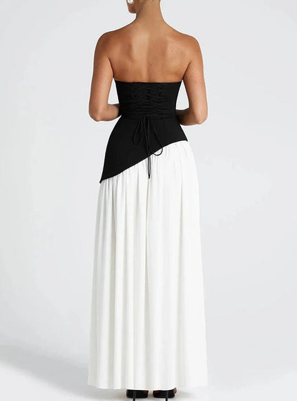 Wren Slim Ribbon Maxi Dress - Fashion Pov