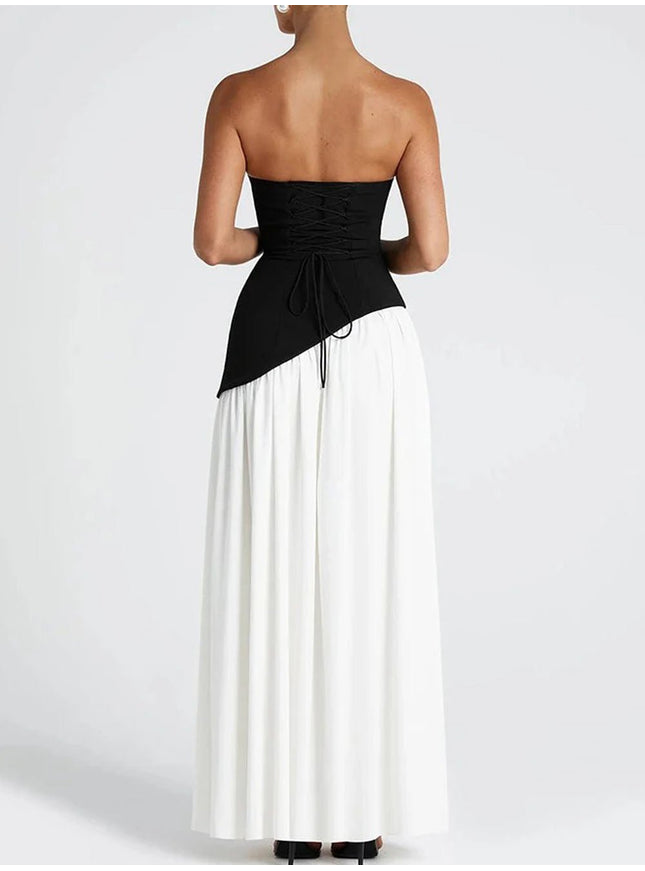 Wren Slim Ribbon Maxi Dress - Fashion Pov
