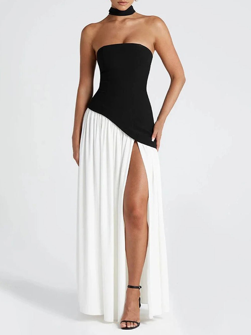 Wren Slim Ribbon Maxi Dress - Fashion Pov