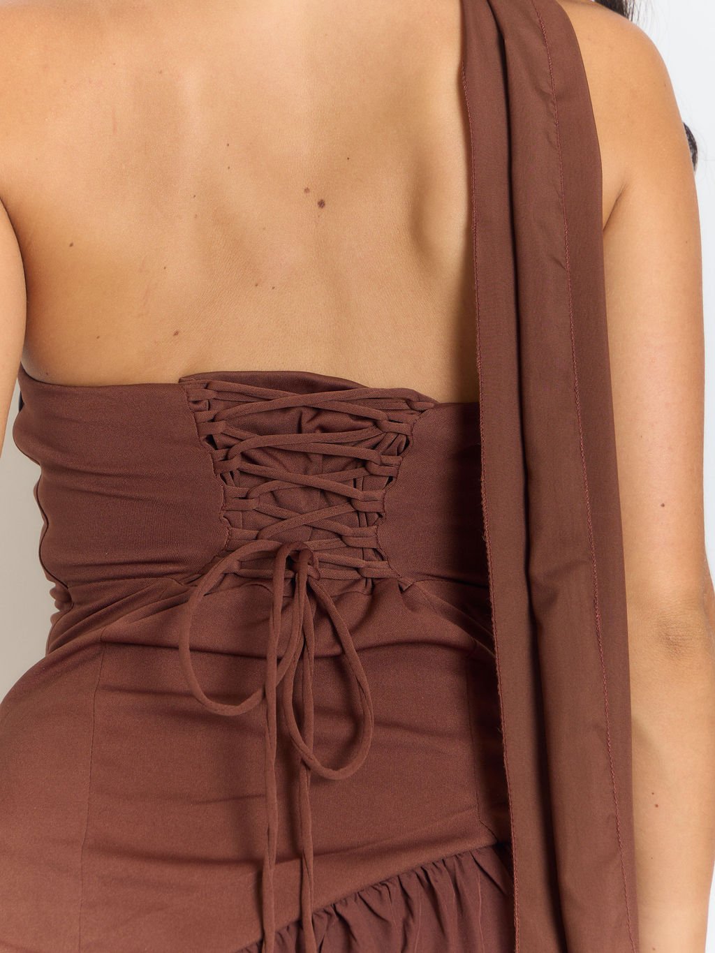 Wren Slim Ribbon Maxi Dress - Fashion Pov