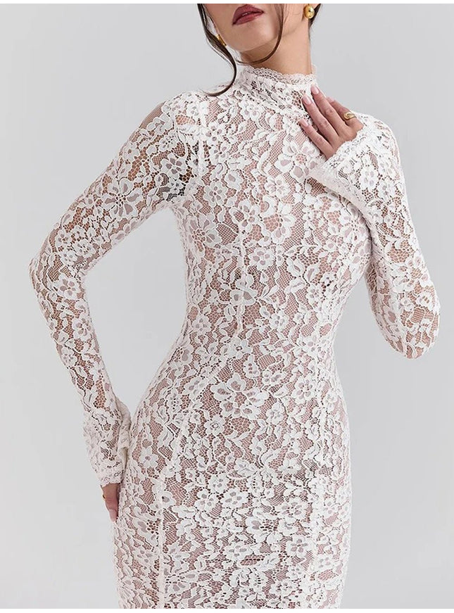 Ximena Long Sleeve Midi Dress - Fashion Pov