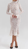 Ximena Long Sleeve Midi Dress - Fashion Pov