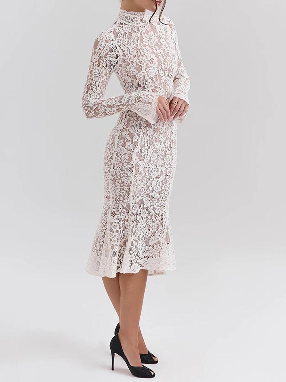 Ximena Long Sleeve Midi Dress - Fashion Pov