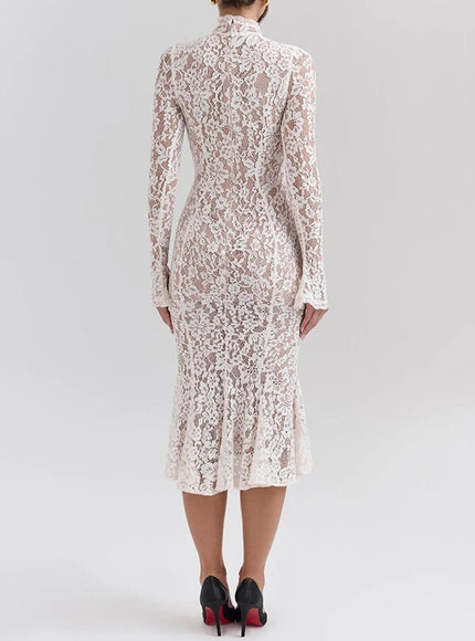 Ximena Long Sleeve Midi Dress - Fashion Pov