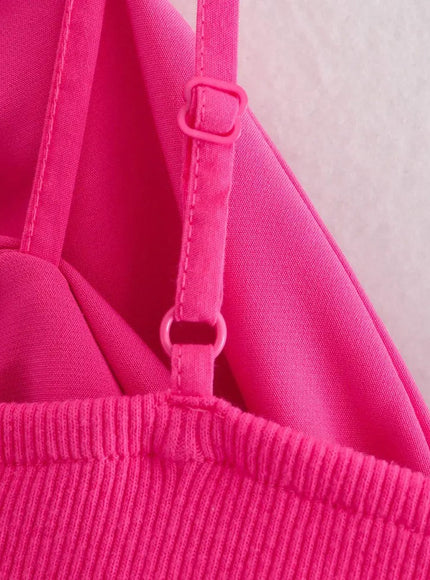 Yara Bow Cropped Backless Tank Top - Fashion Pov