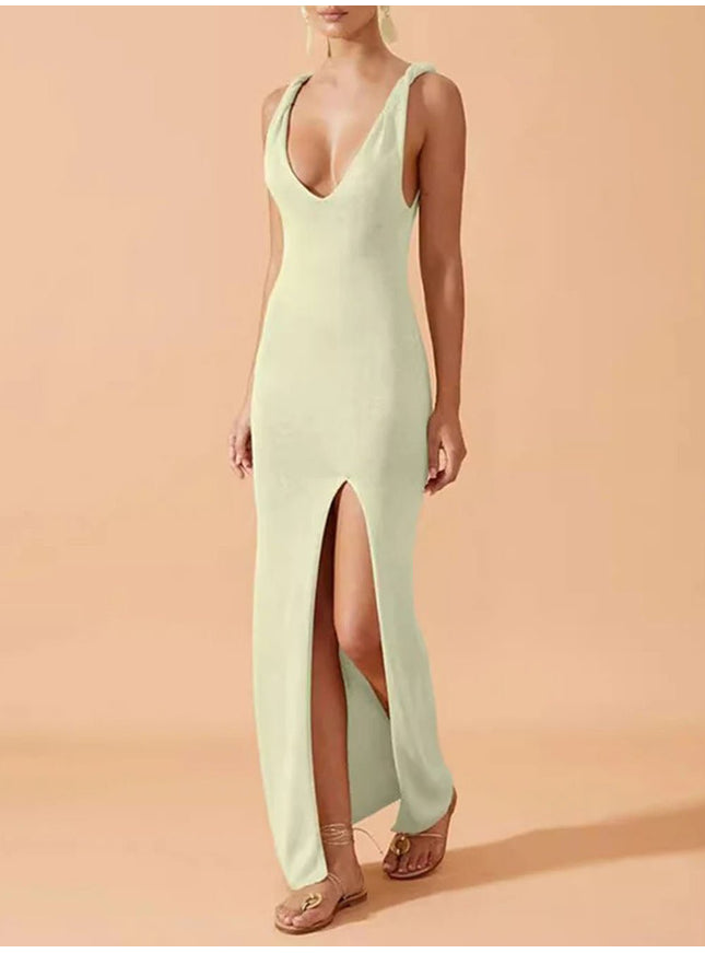 Zara Backless Maxi Dress - Fashion Pov