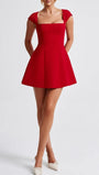 Zara Short Sleeve Mini Dress - Fashion Pov