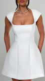 Zara Short Sleeve Mini Dress - Fashion Pov
